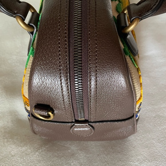 Gucci Tan and Multicolor Satchel - Picture 8 of 15
